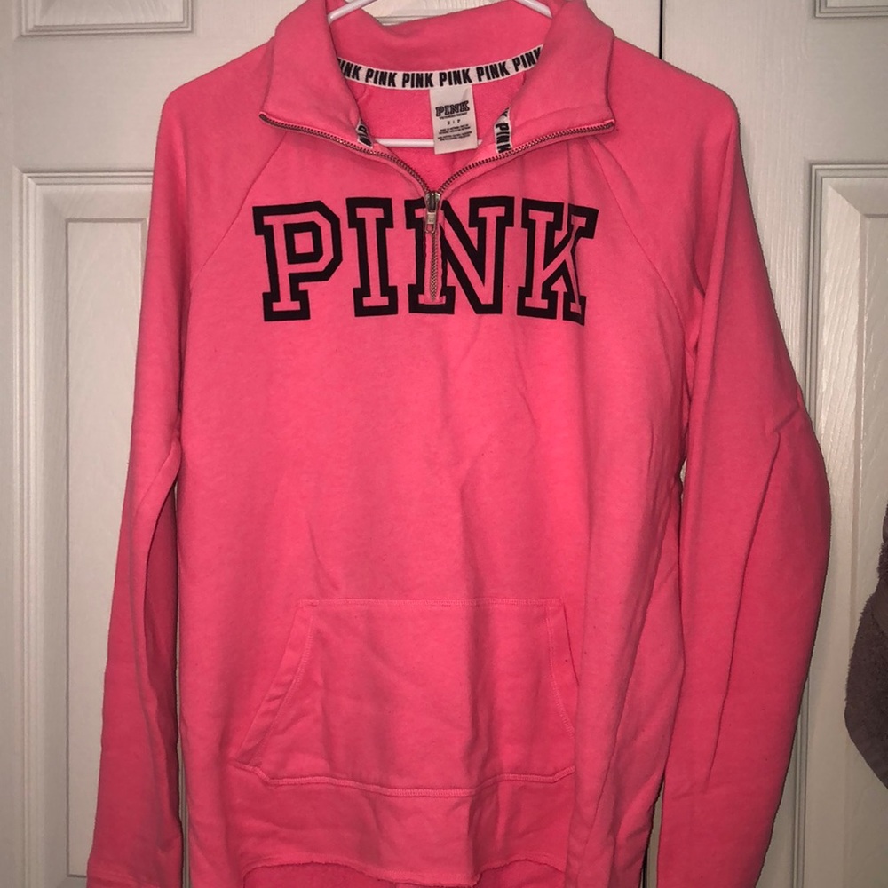 Pink Quarter Zip